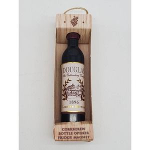 Corkscrew Wine Opener Magnet - Personalized with Douglas